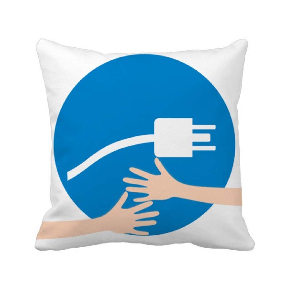 Câlin coussin de couvrir bleu modèle DIYthinker pour décoration maison