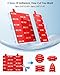 4Pcs Adhesive Sticky Pads for Dash Cam, 3M VHB Square Heat Resistant Double-Sided Sticker Replacement Fit for Windshield Dashcam Mount, 2.83