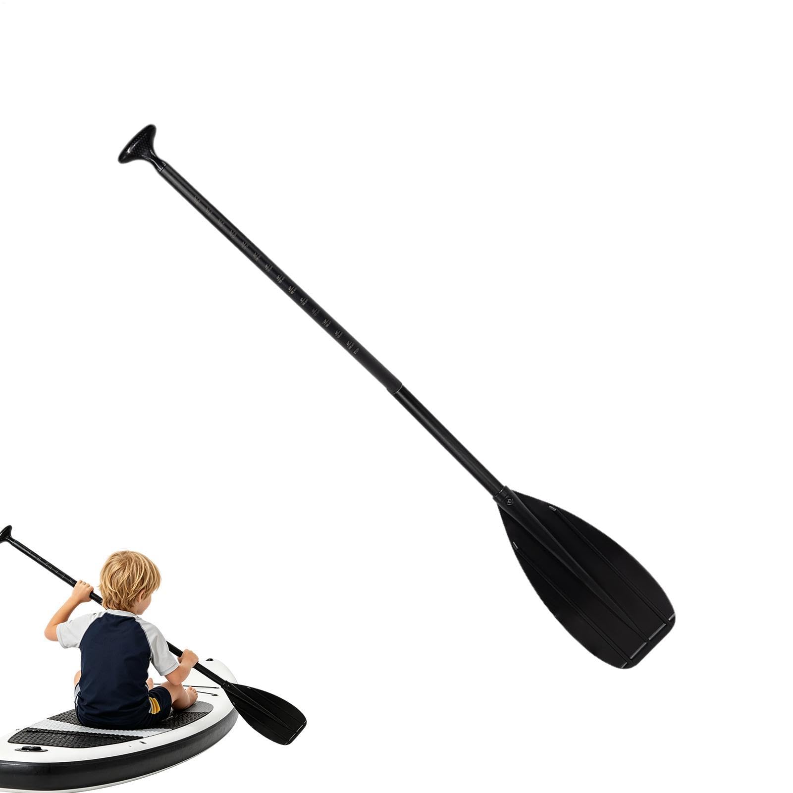 Genérico Pala Kayak Fibra De Carbono,Pala Ligera de Dos Piezas con Doble Hoja, Kayak Pesca | para Niños Remo Travesía Lagos Ríos Mar Rafting Camping Viaje Playa