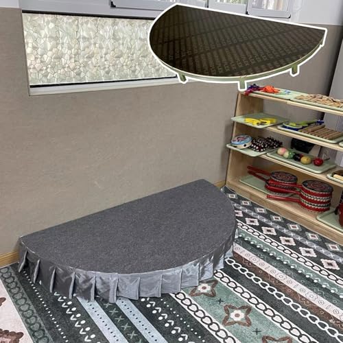 Tragbare Konzertbühne für Kinder, 120 cm, Trommelerhöhung, 15 cm, hohe leichte Performance-Plattform für Veranstaltungen, Festivals, Vitrinen, perfekt für Aufführungen und Merchandise.