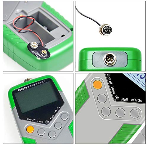 Medidor digital de Gauss para imanes permanentes miniatura 6