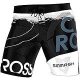 DEPORTIVOS PROFESIONALES: Ideal como pantalones cortos de entrenamiento para hombres para fitness, crossfit, boxeo, MMA, BJJ, grappling, Krav Maga, kickboxing, muay thai.