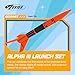 Estes 1427 Alpha III Rocket-Building Kit, Beginner Flying-Rocket Model Kit for Ages 10+, Includes Launch Pad and Controller