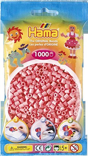 Bulk Buy:Hama Pink 207-06 Midi Beads 1,000 Count (3 Pack)