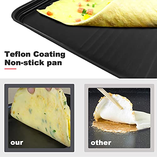 Raclette Grill 8 Personen, 8 Pfännchen, 1500W, Tischgrill mit Grillplatte – Bild 3