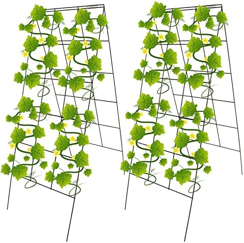 Cucumber Trellis A Frame Garden Trellis for Climbing Plants Outdoor Vegetables Flowers 2Packs