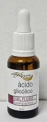 Gel Fluido Facial de Ácido Glicólico 10% Profissional (Peeling Químico) (Ph entre 3,5 e 4,0) 50 m l Bioexotic