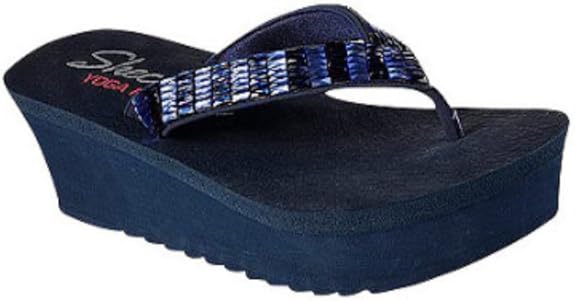 skechers wedge flip flops