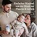 Lansinoh Babyflaschen mit NaturalWave Sauger Gr. M, 240 ml - Doppelpack - neues kompaktes Design für verbesserte Stabilität - mit stapelbarem Deckel