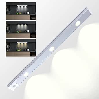 Luz LED Con Sensor De Movimiento Para Cocina - Recargable USB, 3 Temperaturas De Luz
