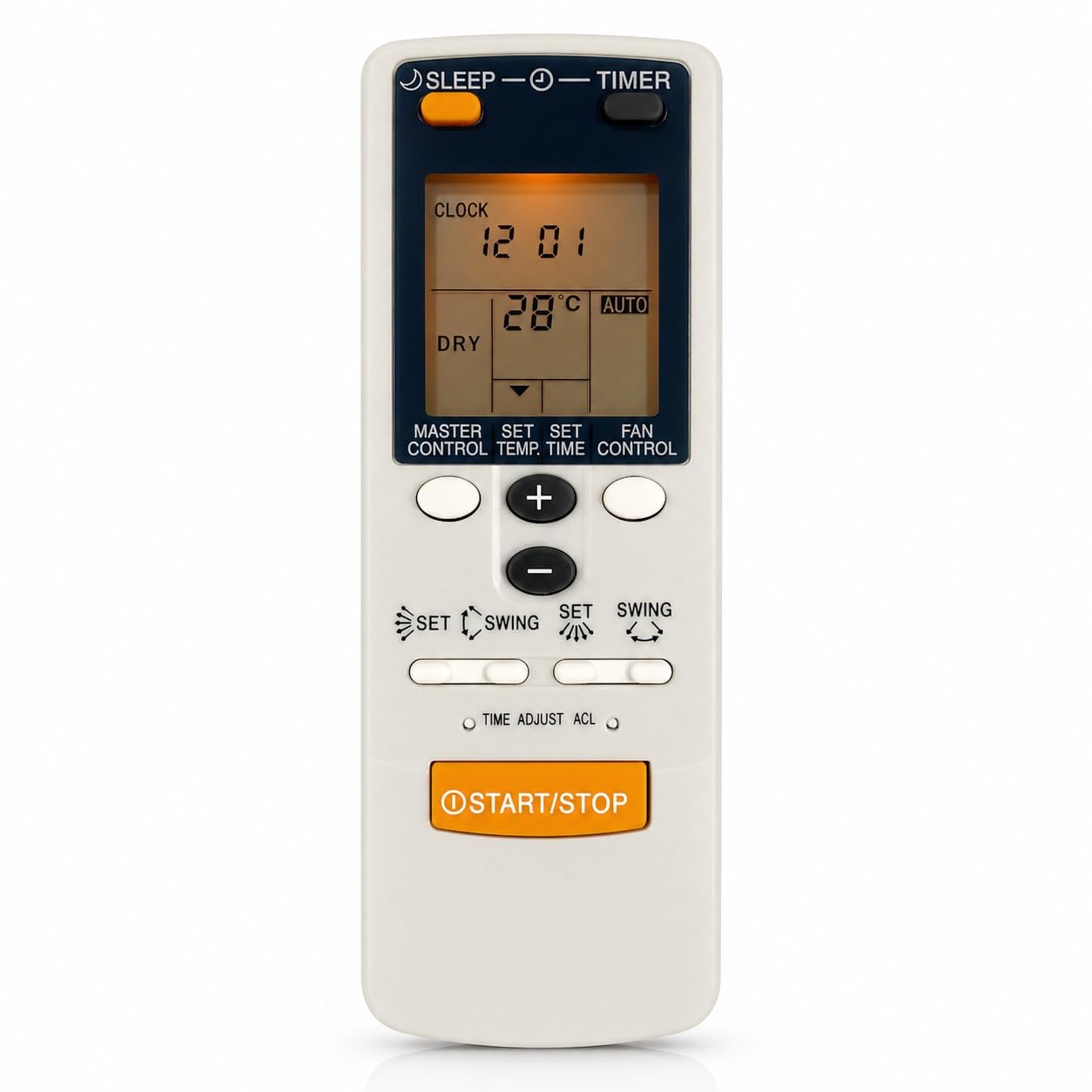 AC Remote Compatible with O General Air Conditioner AR-JW1 AR-JW2 | Suitable for 1 Ton 1.5 Ton 2 Ton Split & Window AC | White | RE47-image-28
