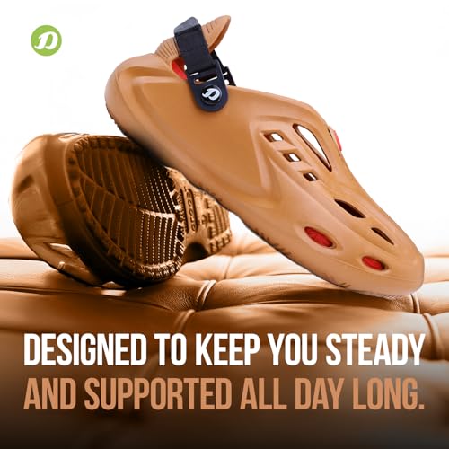 Image of DOCTOR EXTRA SOFT Men's Sports Extra Padding Casual Clogs /Sandals with Adjustable Back Strap for Adult| Comfortable & Lightweight| Stylish & Anti-Skid| Everyday Use Waterproof Mules Gents & Boys D-531