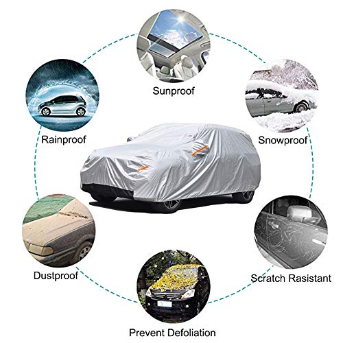 Image of GUNHYI Car Cover Custom Fit Porsche Cayenne (2002-2026) Waterproof for Automobiles, Oxford Sun Rain Dust Snow Protection (Ships from US Warehouse, Delivery 3-8 Days)