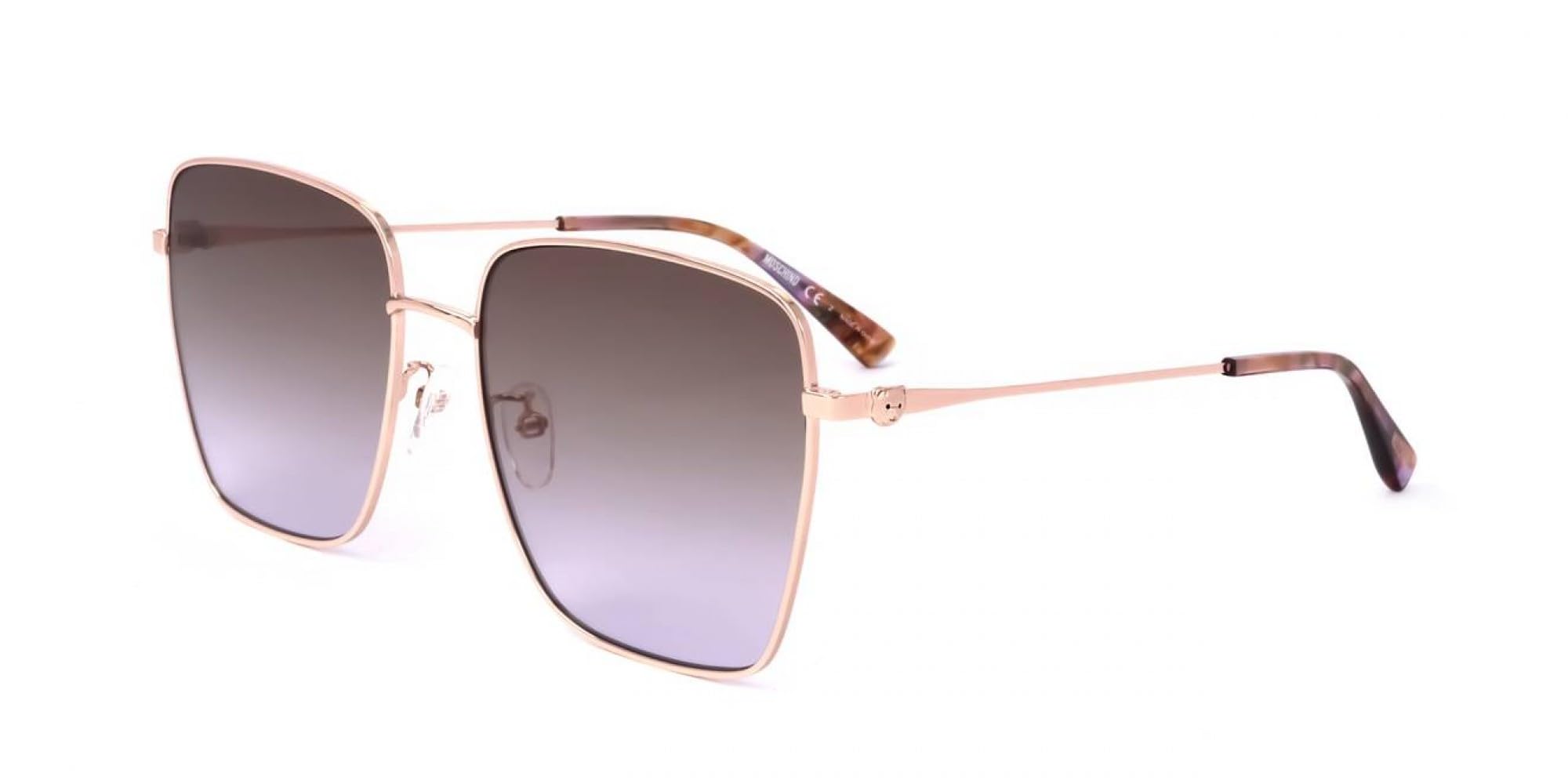 Moschino Women's Gold Mos072/G/S Rose Sunglasses