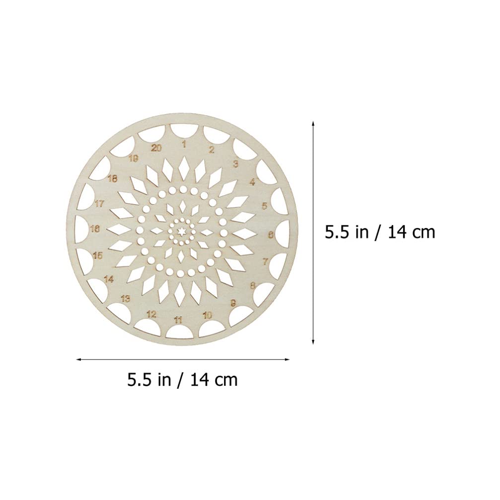 BESPORTBLE Wooden Organizers Embroidery Threads Cross Stitch Organizer Easy to Use Storage Board Set for DIY Embroidery