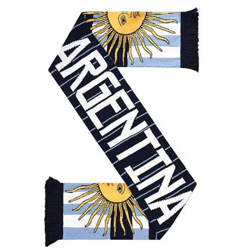 Euroscarves Argentina Recycled Cotton Soccer Knit Scarf