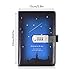 koboome Starry Notebook with Lock, PU Leather Combination Lock Diary (Combination Lock Journal) A5 Size (8.67 X 5.9 Inch) 130 Sheets/260 Pages (Starry 1)