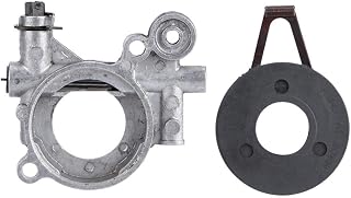 Kit de engrenagem sem-fim de bomba de óleo de metal durável de fácil instalação para acessórios de motosserra Husqvarna 362/371/365/372XP