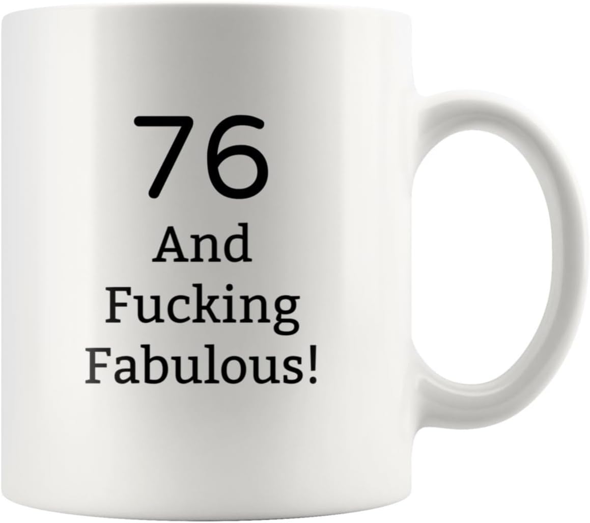 Birthday Gifts For Her-Birthday Gifts For Him-Gift For 76 And Fucking Fabulous!-Gift For 76th Birthday-Gifts For 76 Birthday-76th Birthday