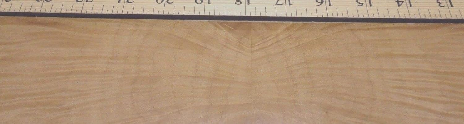 Maple Burl Wood Veneer edgebanding 2.5" x 12" on Paper Backer no Adhesive roll