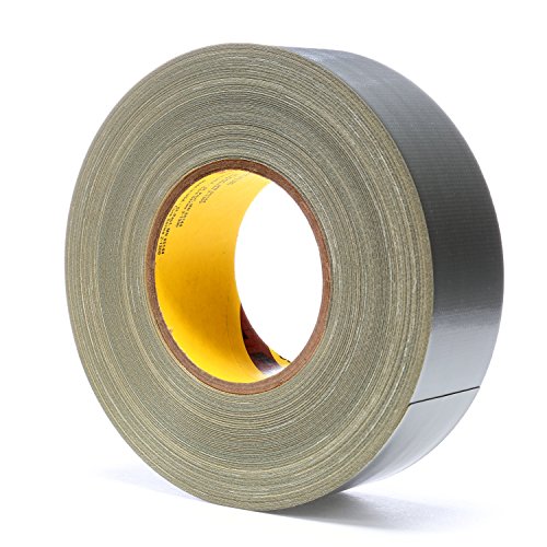 Image of Scotch Polyethylene Coated Cloth Tape 390, Silver, 2 in x 60 yd, 11.7 mil, 24 per case
