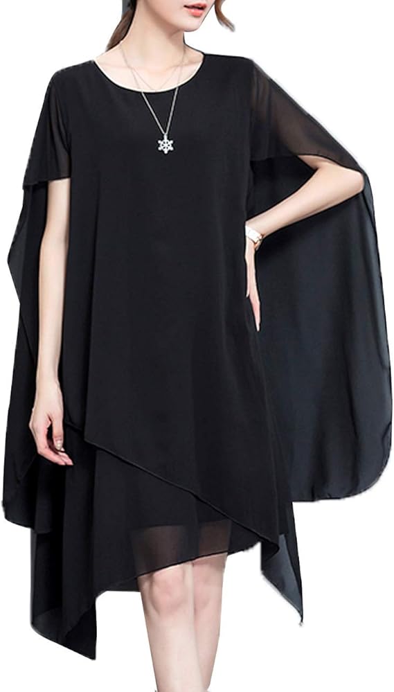 Amazon Co Jp ディープアイズ ワンピース レディース シンプル 二の腕カバー 膝丈 フォーマル 結婚式 二次会 パーティードレス 服 ファッション小物