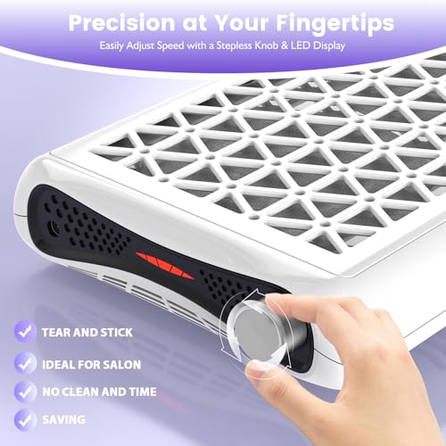 Professional Nail Dust Collector miniatura 5