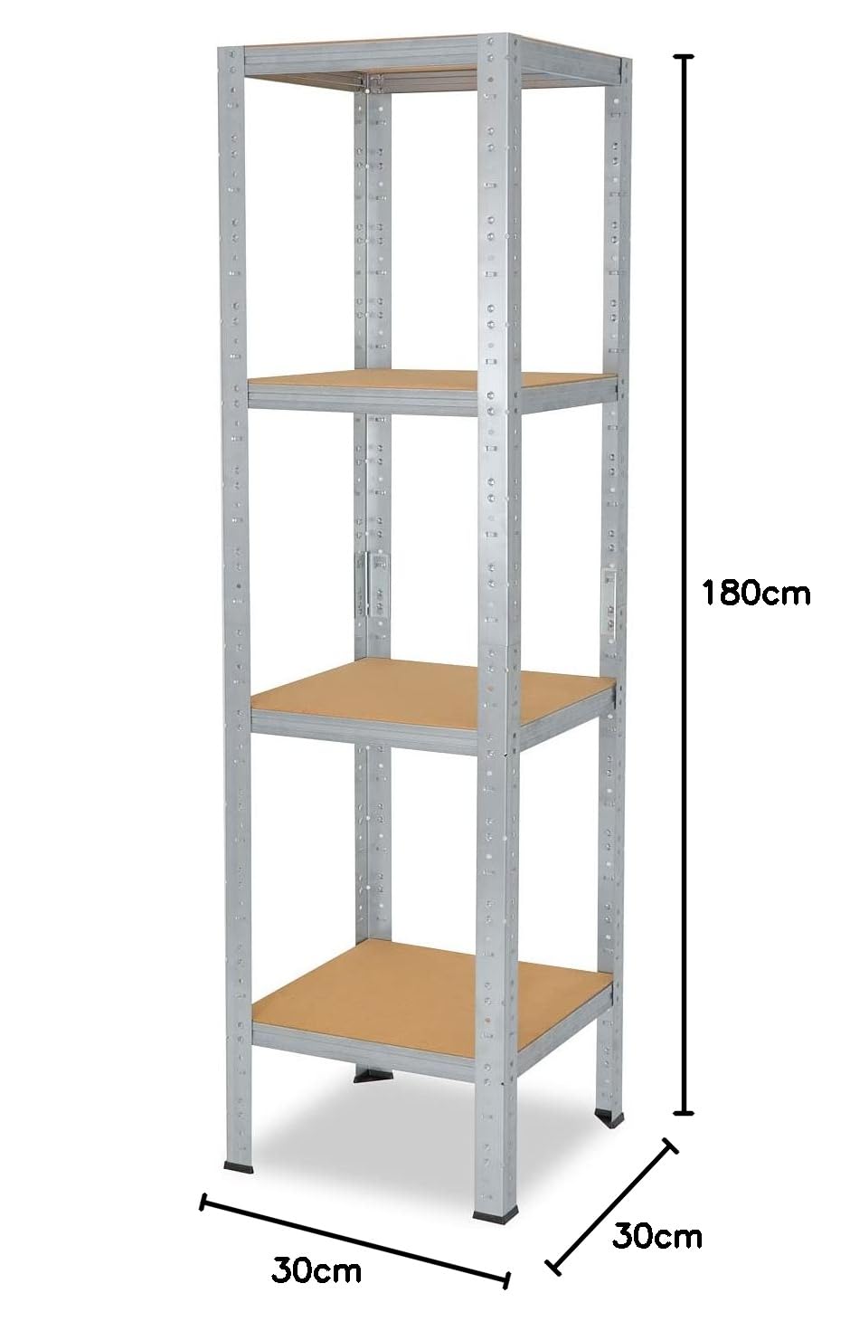 Scaffale Per Carichi Pesanti Relaxdays, Set Da 2, 180x100x30 Cm, 5 Ripiani Portata 500 Kg – Per Garage, Officina E Cantina