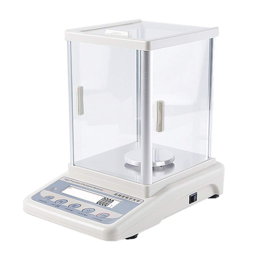 Balance de comptage électronique 100g/0,001g avec pare-brise pour laboratoire et pharmacie