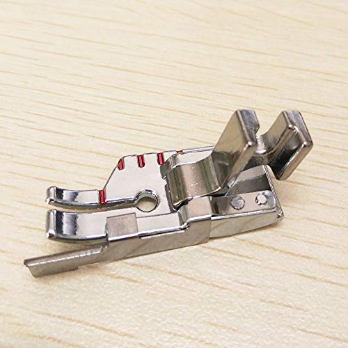Prensatela universal 1/4" con guía para máquinas de coser domésticas miniatura 2