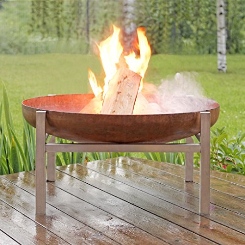 Curonian Parnidis Solid Steel Large Fire Pit #TOP5