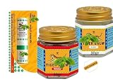 le veritable Baume chauffant thai 30gr, extra fort lot de 03 produits pour les douleurs articulaire mal de dos effet chaud et froid, avant et apres le sport (02 baume et inhalateur)