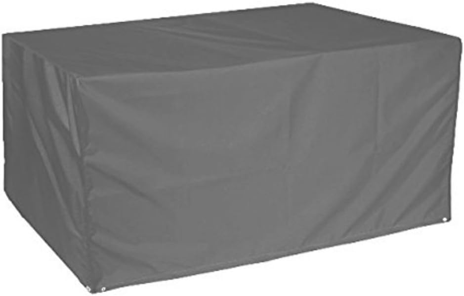 Bosmere Weatherproof Rectangular Table Cover, 67 x 37 x 28, Gray