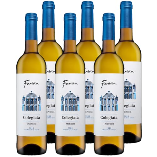 Vino Blanco COLEGIATA MALVASIA - 6 bot x 75 cl. - FRESCO, FRESCO Y CON CHISPA - Malvasia Vino de Toro Fariña -