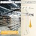 CGOLDENWALL Emergency Shower Safety Shower Station Horizontal Mount Drench Head, Can Match with Eye Wash Station, NPT thread, 304 Stainless Steel
