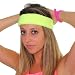 Extreme 80's Neon Yellow Headband Unisex-Adult