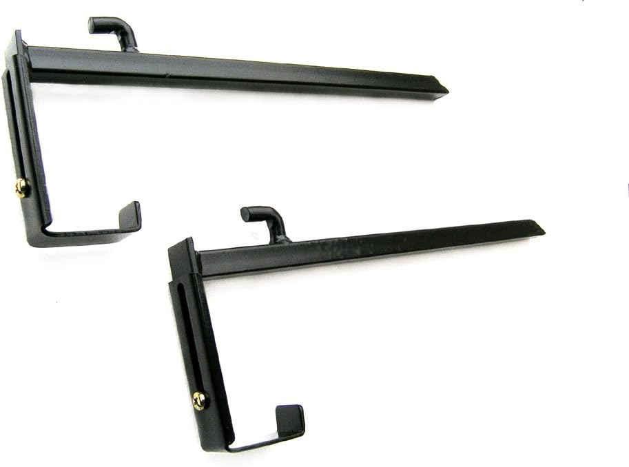 Hayrack Adjustable Railing Brackets (pair) for Hayrack Baskets