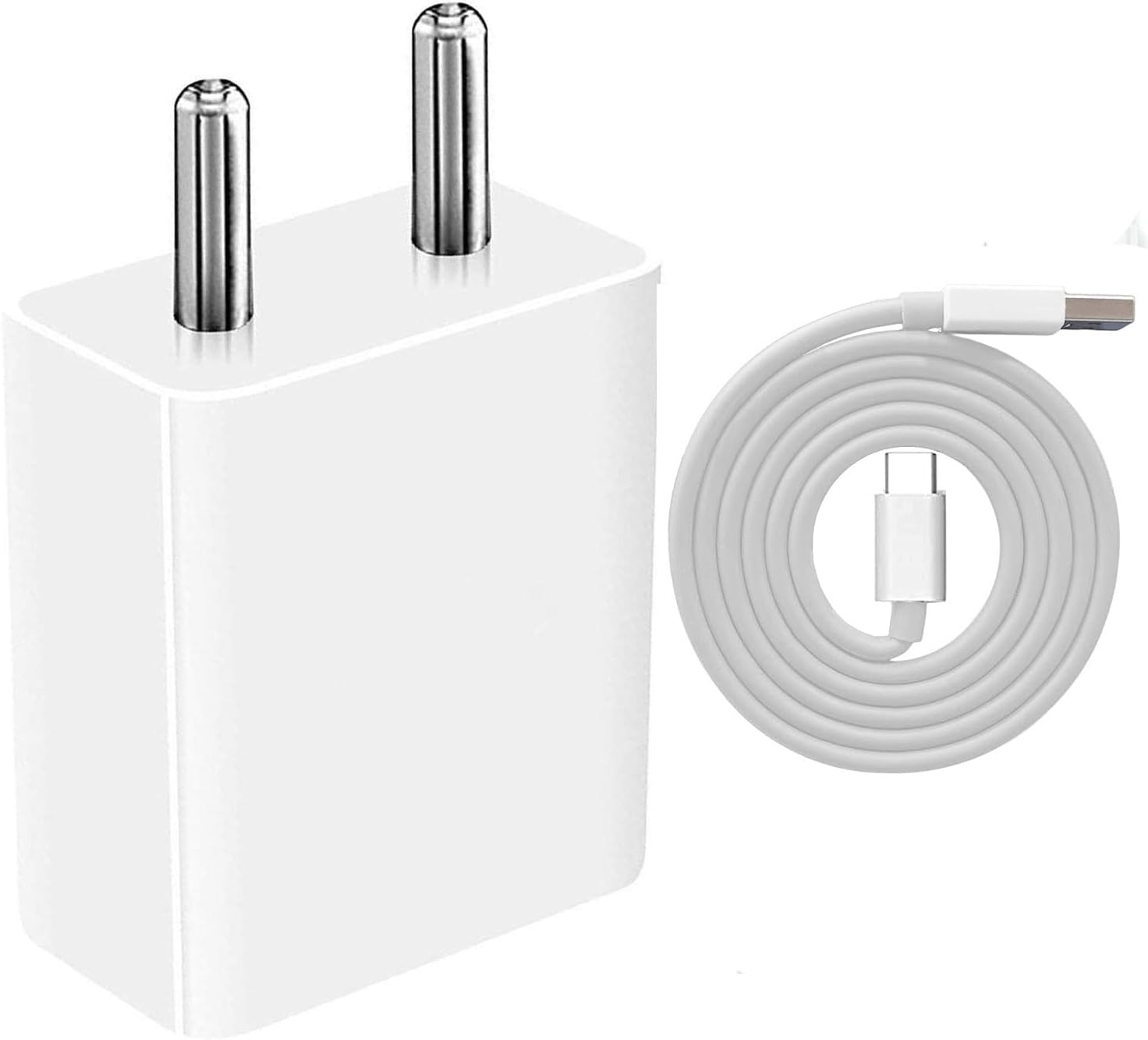 18W Ultra Fast Type-C Charger for Gionee A1 Plus, GioneeA1PLus, Gionee A 1 Plus, Gionee A1 +, Gionee A 1 +, GioneeA1 +, GioneeA1 Plus Charger with Cable (White, SE.R6)