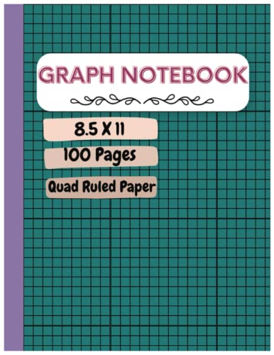 Graph Paper Notebook: 5cm by 5cm ( 5x5 ) | 100 Pages | Quad Ruled Paper | 8.5x11 | For School, College, University For Any Subject image 2