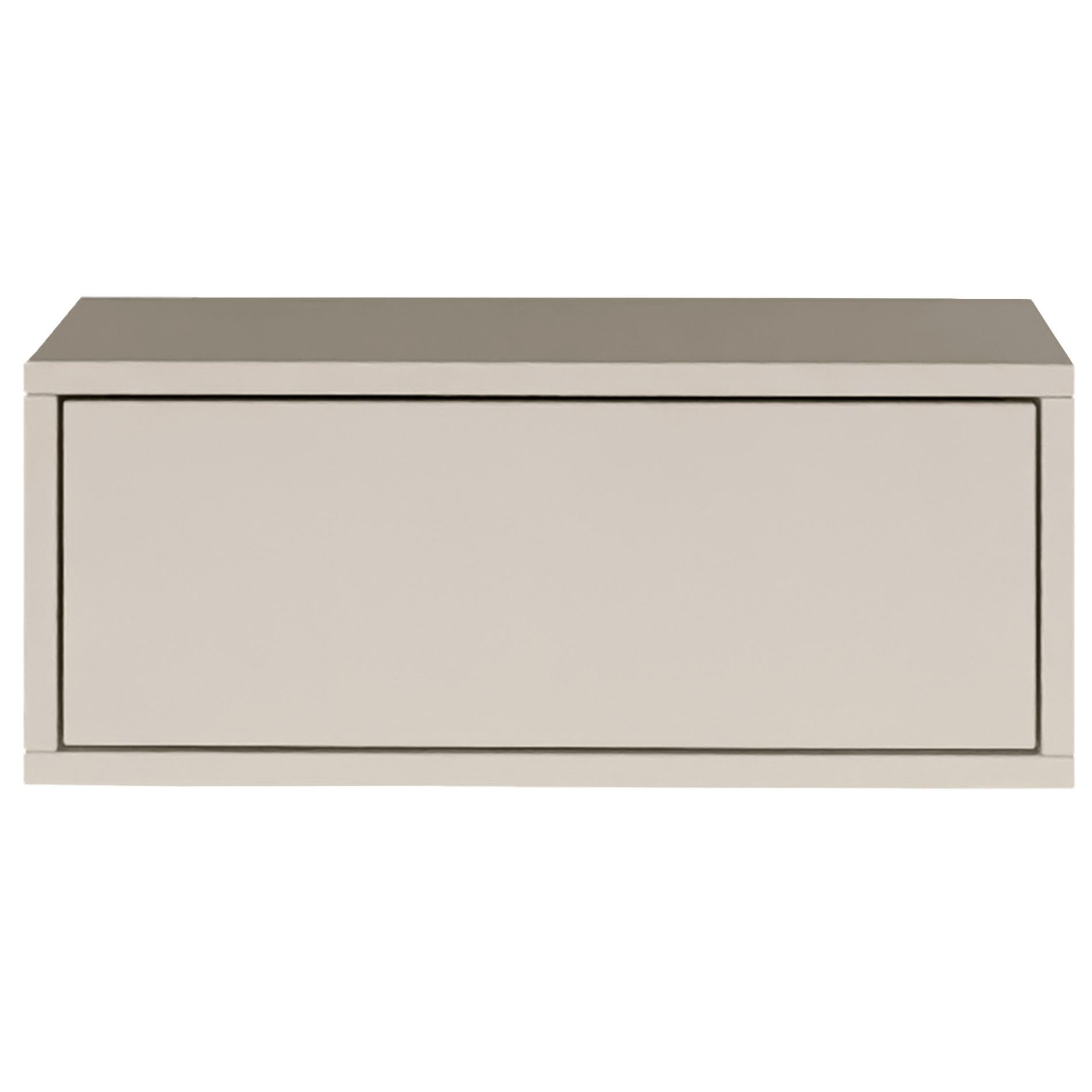 Selsey Comodino Sospeso Framme 50 cm Kaschmir Elegante e Minimalista per Camera da Letto Cassetto Spazioso Push to Open Design Unico con Venature - Pannello Laminato 16mm