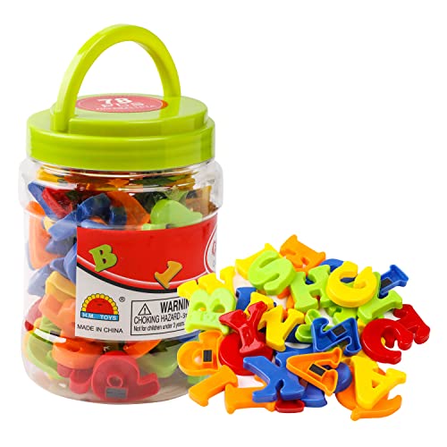 Magnetic Letters Numbers Alphabet Abc 123 Fridge Magnets Plastic Educational Toy Set Preschool Learning Spelling Counting Uppercase Lowercase Math For 3 4 5 Years Kids(78 Pcs) #TOP5