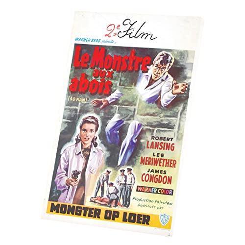 Vieille affiche le Monstre aux Abois pour habiller un grand mur vide