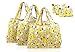 Finex - Set of 3 - Snoopy Yellow Foldable Reusable Tote Recycle Shopping Bag - lightweight portable large capacity