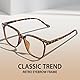 HCYCSQS blaulichtfilter brille Blaulichtbrille ohne Sehstärke Damen Herren Superleichte Anti-Müdigkeit Computerbrille Gaming Schutzbrille Blue Light Blocking Glasses