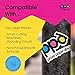 PPD Printable Vinyl Sticker Paper for Inkjet Printer, Matte Sticker Paper 8.5 x 11, Self-Adhesive Print Your Own Stickers at Home, Custom Photo, Waterproof & Tear Resistant, Instant Dry (20 Sheets)