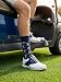 feetopia Socks with Frustrated Golfer Design, Ideal Golf Gift, 1 Pair Per Pack, Size 8-13