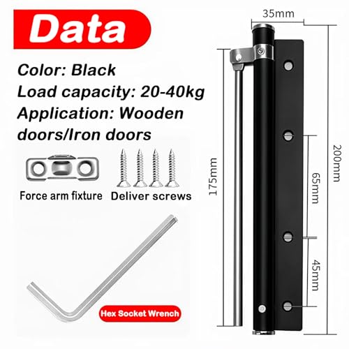 Emzyral Automatic Door Closer for Home Load Capacity: 110lb (30-50kg) by Emzyral - Used condition - Image 2