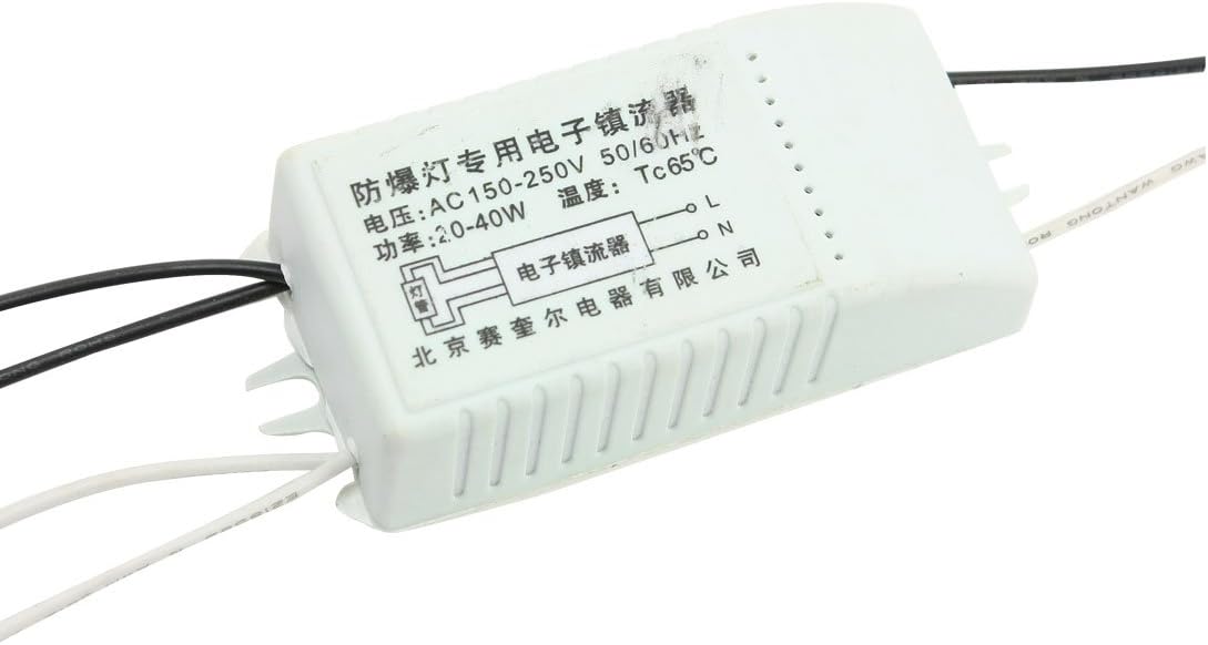 sourcingmap Energy Saving Electronic Fluorescent Lamp Bulb Light Ballast AC 150-250V 20-40W