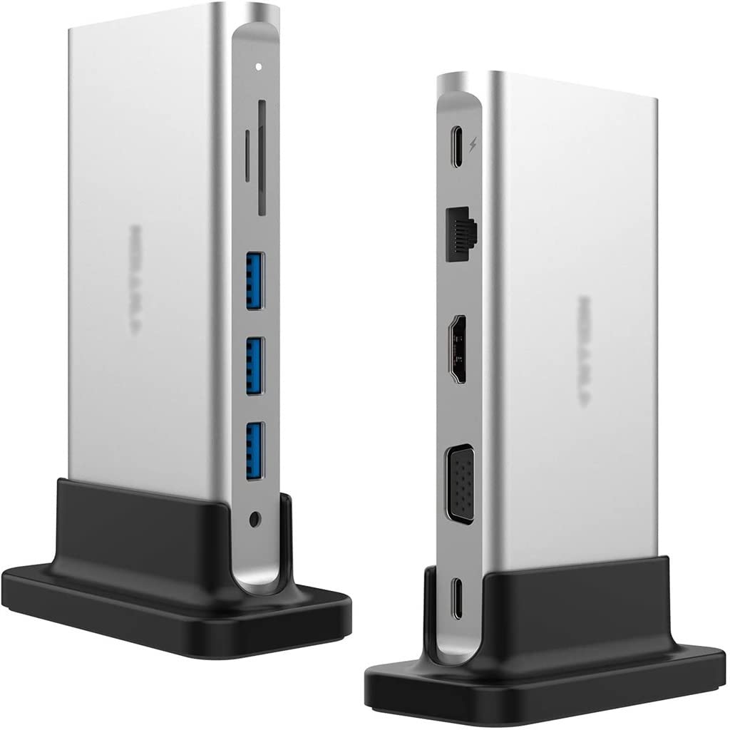 USB C Hub Docking Station TypeC 4K 60Hz PD VGA USB 3 0 2 0 for Surface Type-C