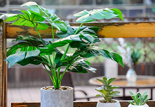 WUKOKU 16\" Small Fake Plants Artificial Potted Faux Plants for Home Office Farmhouse Desk Kitchen Shelf Indoor Decor - Thumbnail 4